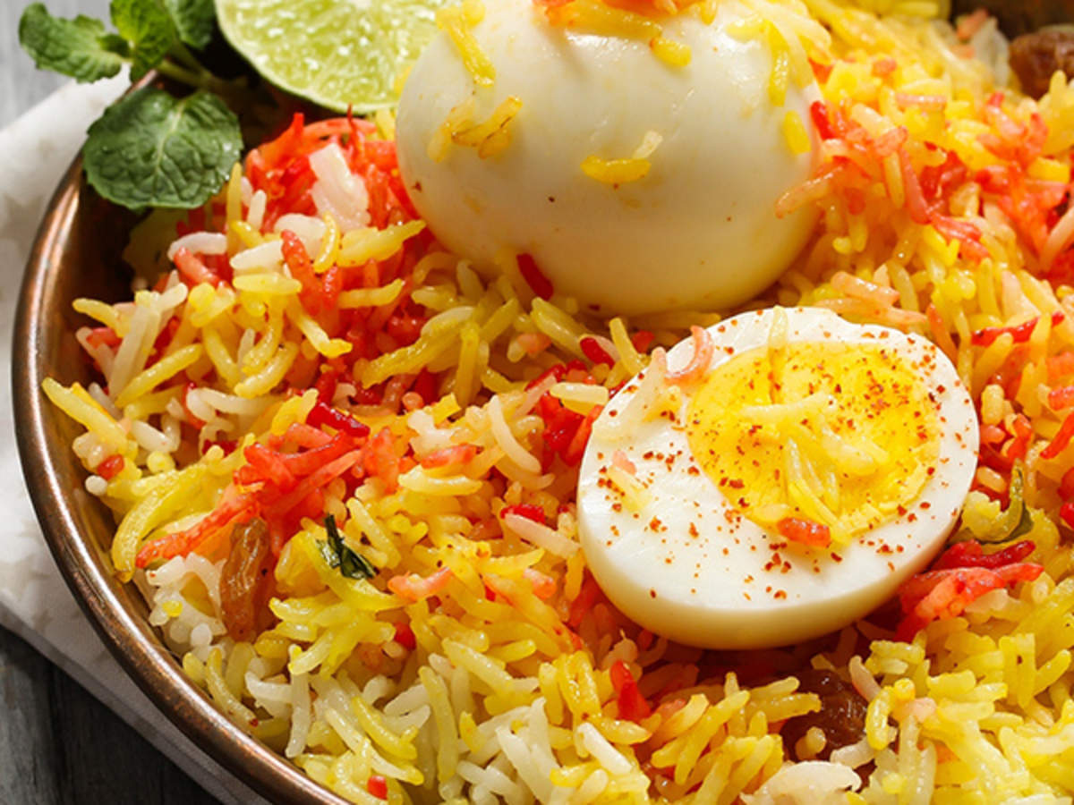 Egg Biryani Half